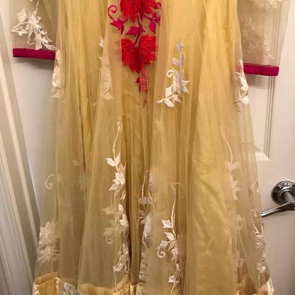 Designer Embroidered Salwar/Shalwar Kameez XL - Picture 4 of 6